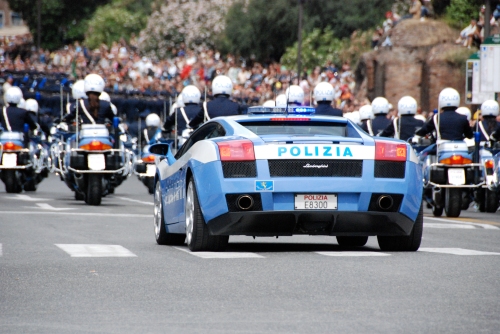 Police car, Rome