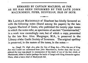 Excerpt from July 1883 issue of Celtic Magazine